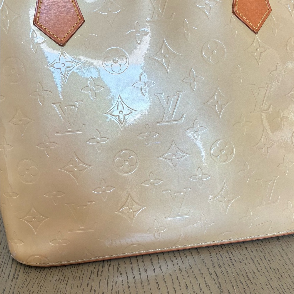 Louis Vuitton Tan Embossed Tote